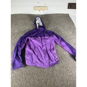 Marmot Womens PreCip Rain Jacket Purple Waterproof Hooded Shell Size Small S/P